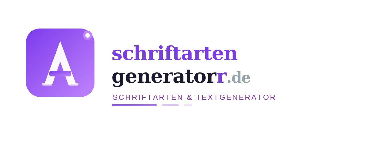 Schriftarten Generator
