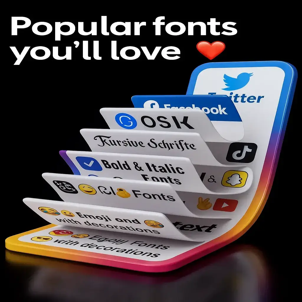 Schriftarten je Plattform: